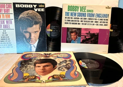 Bobby Vee 3 LP lot; Take Good Care...Do What You Gotta Do & New Sounds from Engl - Image 1 of 2
