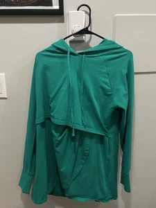 Latched Mama Nursing Hoodie XL Green - Picture 1 of 4