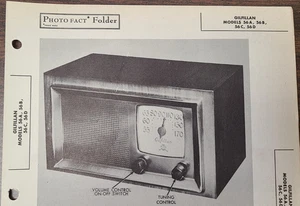 GILFILLAN MODELS 56A, 56B, 56C, & 56D RADIO PHOTOFACT - Bild 1 von 1
