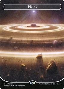 Plains Basic Land Full Art Foil #240 | UNF Unfinity | MTG - Picture 1 of 1