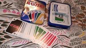 Phase 10 Masters Edition Card Game Mattel 2010 Blue Collectors Tin Complete - Picture 1 of 11
