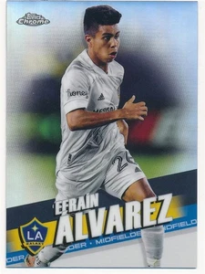 EFRAIN ALVAREZ 2022 TOPPS CHROME REFRACTOR #6 LA GALAXY SOCCER MINT - Picture 1 of 2