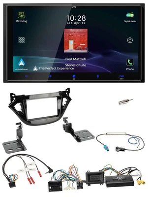 JVC USB Bluetooth 2DIN DAB Lenkrad Autoradio für Opel Adam Corsa E 2017-2019 - Bild 1 von 4