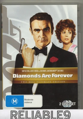 Sean Connery- Diamonds are forever Ultimate 2DVD+Special features Reg.4-1971 AUS - image 1 of 2