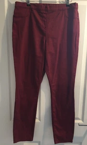 George @ Asda Red Jeggings Size 16 Standard Length - Picture 1 of 6