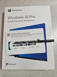 Microsoft Windows 10 Pro 64-bit English Product Key Brand New Oem - Picture 1 of 2