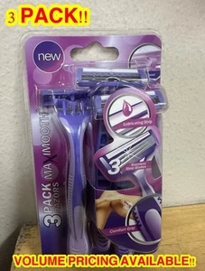 Maquinillas de afeitar RazorMax (paquete de 3) unisex púrpura Maximooth - Imagen 1 de 6