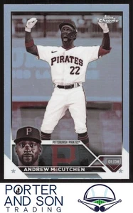 Andrew McCutchen Sepia Refractors 2023 Topps Cromo #92 Pittsburgh Pirates - Imagen 1 de 2