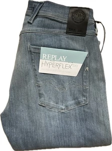 REPLAY Anbass Hyperflex Herren Slim fit Jeans Hose W31/L34 Neu mit Etikett - Bild 1 von 8