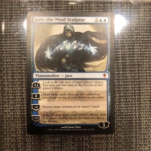 MTG Jace the Mind Sculptor WWK Holo Condition Issues - Picture 1 of 6