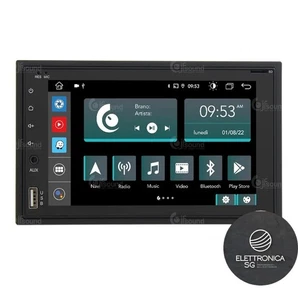AUTORADIO 2 DIN- JFSOUND JF-227-X7C-PRO -ANDROID AUTO/CARPLAY -WIFI- USB-BT - Foto 1 di 6