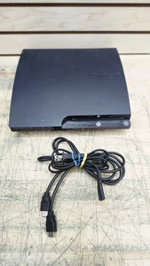 Sony PlayStation 3 Slim Console - Nera *NO CONTROLLER* - Foto 1 di 13