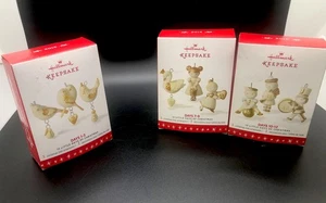 Hallmark 12 Little Days Of Christmas Ornament Miniature Set Days 1-3, 7-9, 10-12 - Picture 1 of 11