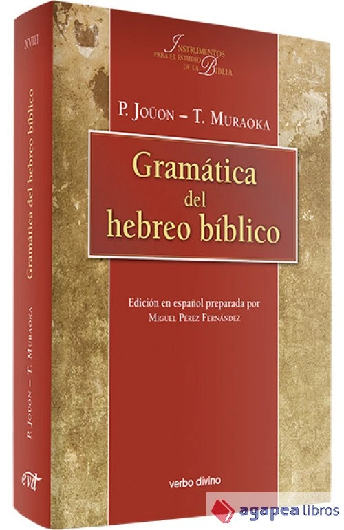 Gramática del hebreo bíblico. NUEVO. ENVÍO URGENTE (Librería Agapea) - Imagen 1 de 1