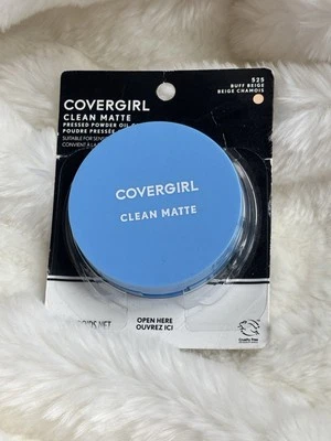 CoverGirl Clean Matte Pressed Powder, Buff Beige 525, 0.35 oz - Image 1 of 4