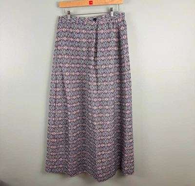 Pendleton 100% Wool Skirt Womens 16 Blue White Red Academia English Country Long - Image 1 of 4