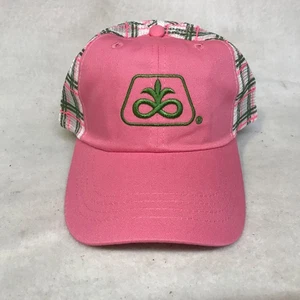 Nuevo sombrero de camionero Pioneer Seed Corn rosa malla a cuadros trasero - Gorra de granja - Nuevo de Lote Antiguo - Imagen 1 de 4