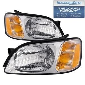Headlights Set Left Right Fits 03-06 Subaru Baja /00-04 Legacy 03-06 (Sport) - Picture 1 of 7
