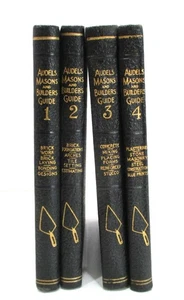 Vintage Audels Masons and Builders Guide Volume 1, 2, 3, 4 Copyright 1951 - Bild 1 von 6