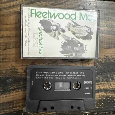 Fleetwood Mac Greatest Hits Live Cassette Tape Stevie Nicks Holland Import RARE - Image 1 of 4