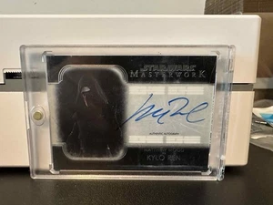 Matthew Wood as Kylo Ren 2020 Topps Star Wars Masterwork Auto #A-MW - Picture 1 of 2