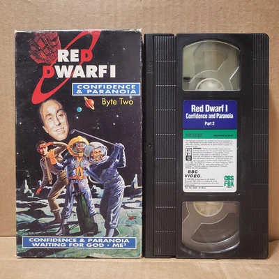 RED DWARF I Byte Two 1988 Confidence & Paranoia + Waiting for God + Me2 VHS Tape - Image 1 of 4