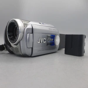 JVC GZ-MG26EK Handheld High Definition HDD Camcorder Silver Tested - Picture 1 of 10