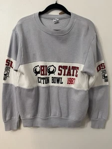 1987 Ohio State Cotton Bowl Champion Rundhalsausschnitt Pullover Large - Bild 1 von 5