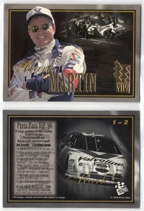 Racing Promo - Mark Martin Press Pass 1996 #1 of 2 - Picture 1 of 1