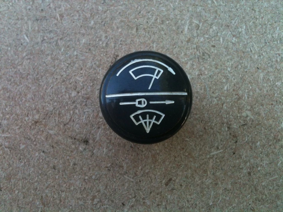 SAAB 96 Sport MC850 / V4 / GT 1964 1965 1966 1967 Windscreen Wiper Knob N.O.S - Imagem 1 de 2