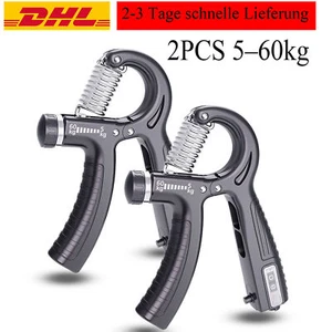 2XFingertrainer Handtrainer Unterarmtrainer Fingerhantel Grip verstellbar 5-60kg - Bild 1 von 10
