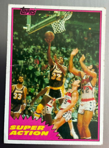 1981-82 Topps #109 Super Action Magic Johnson Los Angeles Lakers