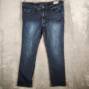 Pantalones de mezclilla Buffalo David Bitton para hombre 38X29 (etiqueta 38X30) azul Jackson elástico recto - Imagen 1 de 16