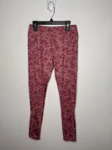 Zella Active Leggings Girls Size XL 14-16 Pink High Waist Patterned - Picture 1 of 4