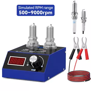 Spark Plug Tester Dual Holes Diagnostic Tool Gasoline Ignition Analyzer 9000rpm - Bild 1 von 14