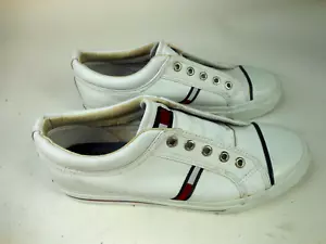 Scarpe da tennis da donna Tommy Hilfiger taglia 10M bianche W02912S usate - Foto 1 di 15