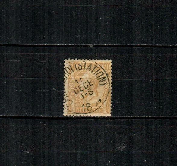 BÉLGICA Scott's 58 (1v) King Leopold II F/VF usado (1886) #2 Foto 1 de 1
