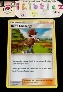 Ash Ketchum Red's Challenge 184/214 NM Holo Pokemon Karte. Kostenloser Versand mit Sendungsverfolgung! - Bild 1 von 5