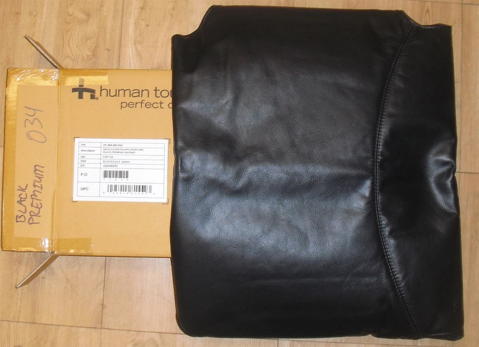 HUMAN TOUCH Chair PC-410 PC-500 PC-510 Black Premium Leather Back Cover