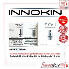 Resistenze Coil Zenith Zlide per atomizzatore Innokin 0.48, 0.8, 1.6 ohm