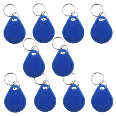 10 x IC Tag Keychain 13.56MHz Read Write Security Door Access FOB Reader Control - Image 1 of 4
