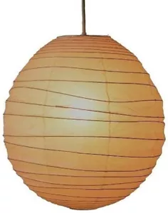 Lámpara colgante Washi ISAMU NOGUCHI AKARI 40DL solo pantalla - Imagen 1 de 3