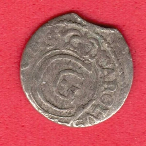 Livonia Schilling 1657 Carl X Gustav 1654-1660 Sweden Riga Germany Latvia 1969 - Picture 1 of 2