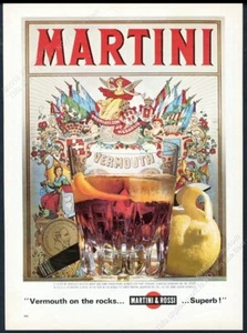 1966 Martini & Rossi Wermouth European vintage print ad - Bild 1 von 7