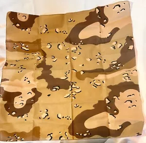 Camo Bandana Cotton Sport Biker Head Face Wrap Camouflage Tactical Bandanna 22" - Picture 1 of 1
