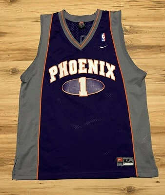 Camiseta deportiva vintage Nike Phoenix Suns Penny Hardaway Swingman para hombre 2XL púrpura RARA Foto 1 de 4