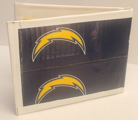 San Diego Chargers Bi-Fold Duct Tape Wallet NFL handmade minimalist duck Cover