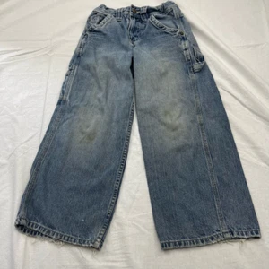 Urban Pipeline Boys Carpenter Jeans Blue Medium Wash Pockets Straight Denim 8 - Picture 1 of 10