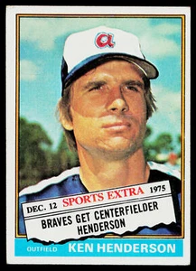 1976 Topps Ken Henderson Traded #464T Atlanta Braves - Picture 1 of 2