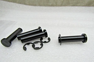 Lotto di 4 perni a fessura 10mm x 37mm con clip elettriche - Foto 1 di 5